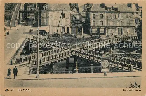 Le_Mans_Sarthe Pont en X Le_Mans_Sarthe