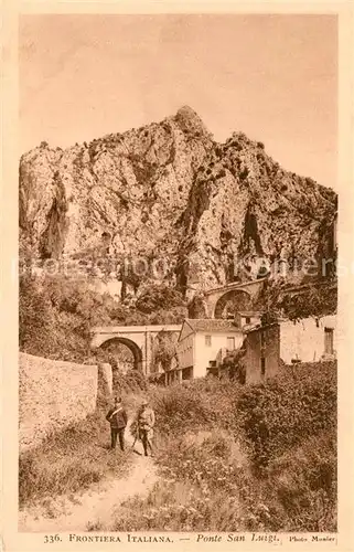 Menton_Alpes_Maritimes Frontiera Italiana Ponte San Luigi Menton_Alpes_Maritimes