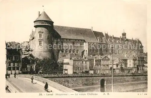 Laval_Mayenne Vieux Chateau Laval Mayenne