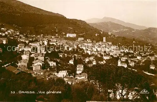 Grasse_Alpes_Maritimes Vue generale Grasse_Alpes_Maritimes