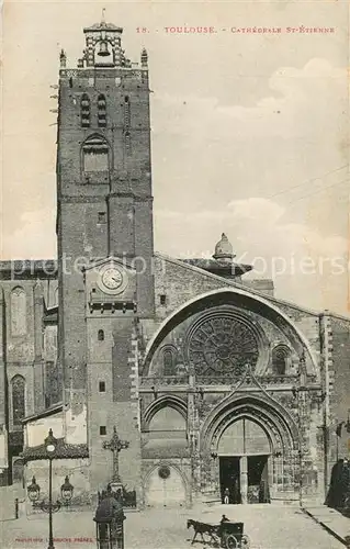 Toulouse_Haute Garonne Cathedrale Saint Etienne Toulouse Haute Garonne