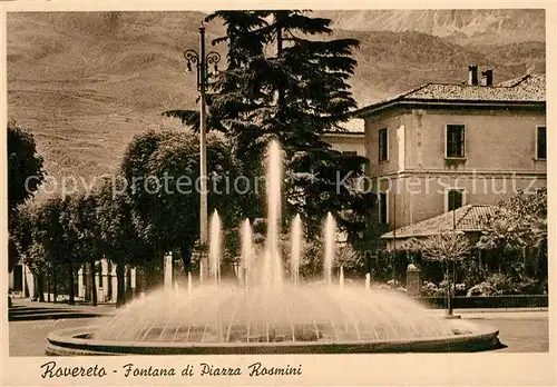 Rovereto Fontana di Piazza Rosmini Rovereto