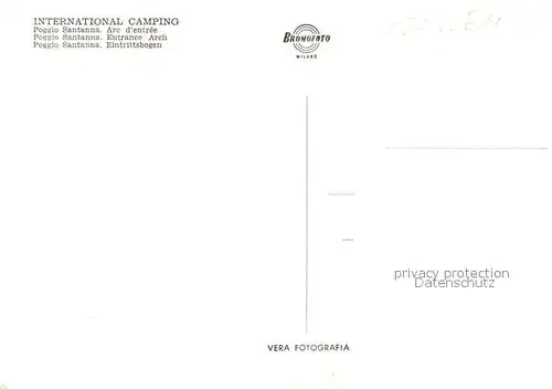 Poggio_Santanna International Camping Arco d Ingresso 