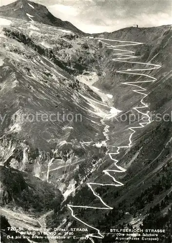 Stilfserjochstrasse Gruppo dell Ortles  Stilfserjochstrasse