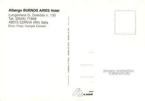 Cervia Albergo Buenos Aires Hotel Cervia