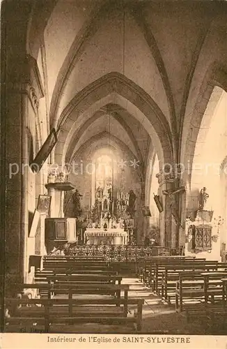 Saint Sylvestre_Ardeche Interieur de lEglise de Saint Sylvestre Saint Sylvestre_Ardeche