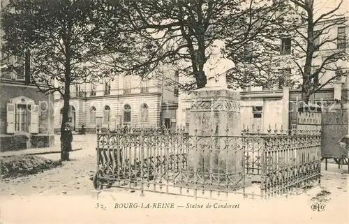 Bourg la Reine Statue de Condorcet Bourg la Reine
