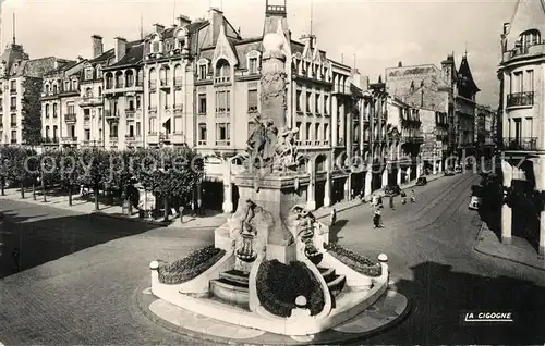 Reims_Champagne_Ardenne Place Drouet dErlon et Fontaine Sube Reims_Champagne_Ardenne