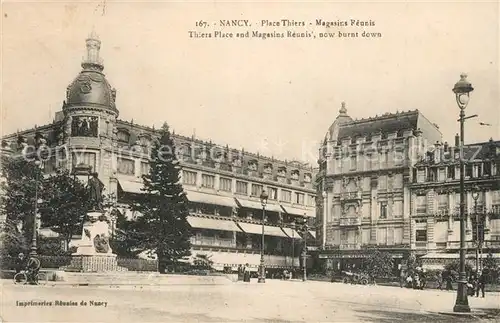 Nancy_Lothringen Place Thiers Magasins Reunis Nancy Lothringen