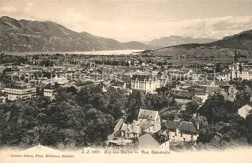 Aix les Bains Vue generale Aix les Bains