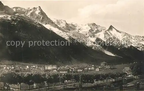 Chamonix avec le Mont Blanc Chamonix