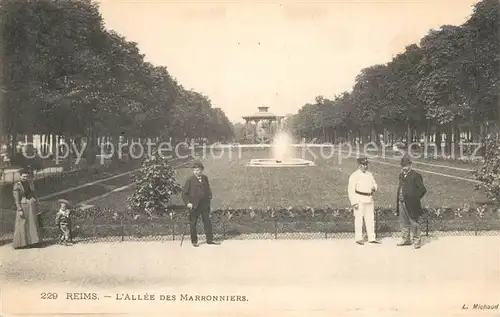Reims_Champagne_Ardenne Allee des Marronniers Reims_Champagne_Ardenne