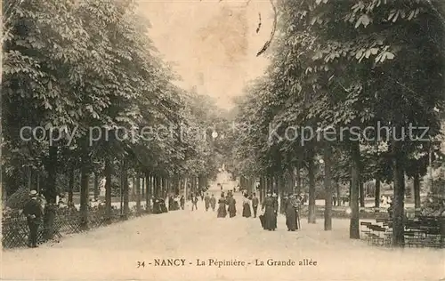 Nancy_Lothringen La Pepiniere La Grande allee Nancy Lothringen
