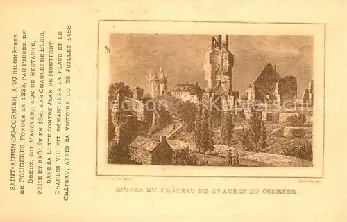 Saint Aubin du Cormier Averes du Chateau Saint Aubin du Cormier