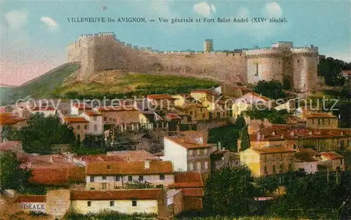 Villeneuve les Avignon Vue generale et Fort Saint Andre Villeneuve les Avignon