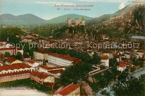 Foix Les Pyrenees Ariegeoises Vue generale Foix