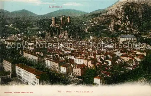 Foix LAriege Vue generale Foix