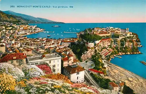 Monaco et Monte Carlo Vue generale Monaco
