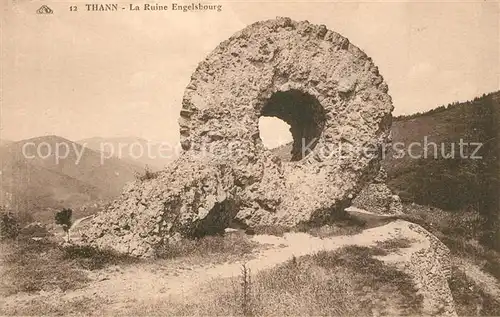 Thann_Haut_Rhin_Elsass La Ruine Engelsbourg Thann_Haut_Rhin_Elsass