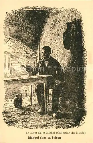 Le_Mont Saint Michel Blanqui dans sa Prison Le_Mont Saint Michel