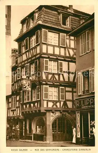 Colmar_Haut_Rhin_Elsass Rue des Serruriers Charcuterie Zimmerlin Colmar_Haut_Rhin_Elsass