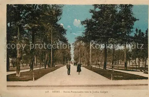 Reims_Champagne_Ardenne Basses Promenades vers le Jardin Colbert Reims_Champagne_Ardenne