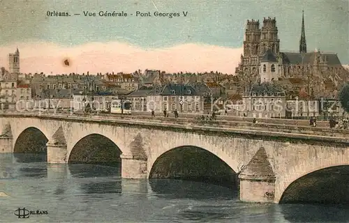 Orleans_Loiret Vue generale Pont Georges V Orleans_Loiret