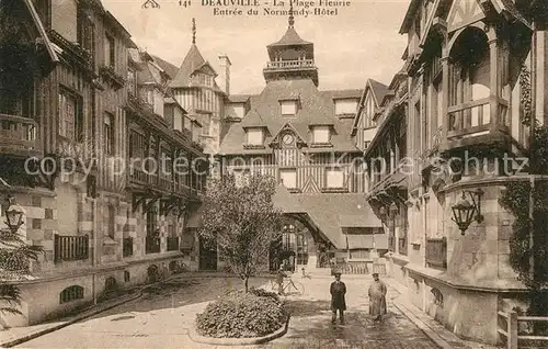 Deauville La Plage Fleurie Entree du Normandy Hotel Deauville