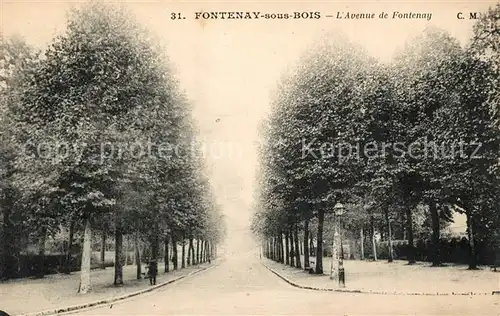 Fontenay sous Bois Avenue de Fontenay Fontenay sous Bois