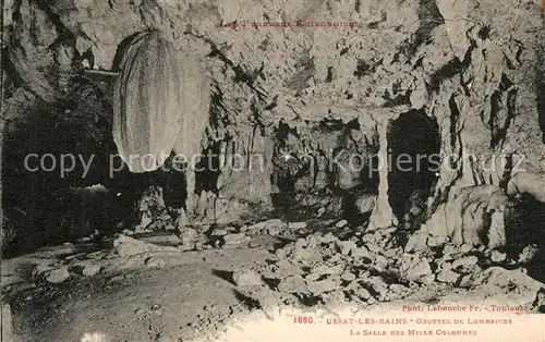 Ussat Grottes de Lombrives La Salle des Mille Colonnes Ussat