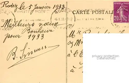 Rodez Vue generale Rodez