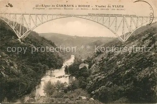 Rodez Ligne de Carmaux Viaduc de Viaur Rodez