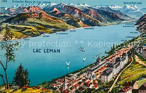 Evian les Bains_Haute_Savoie et Lac Leman Evian les Bains_Haute