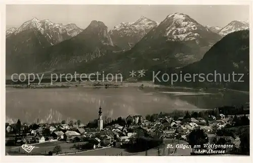 St_Gilgen_Wolfgangsee mit Rettenkogel Sparber Rinnkogel und Pleckwand St_Gilgen_Wolfgangsee