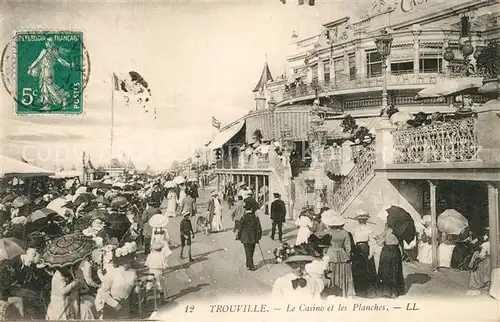 Trouville sur Mer Le Casino et les Planches Trouville sur Mer