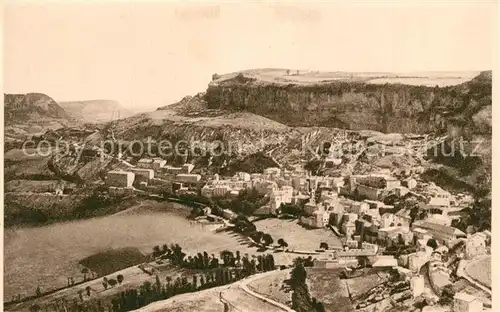 Roquefort sur Soulzon Vue generale aerienne Roquefort sur Soulzon