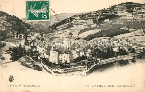 Entraygues sur Truyere Vue generale Entraygues sur Truyere