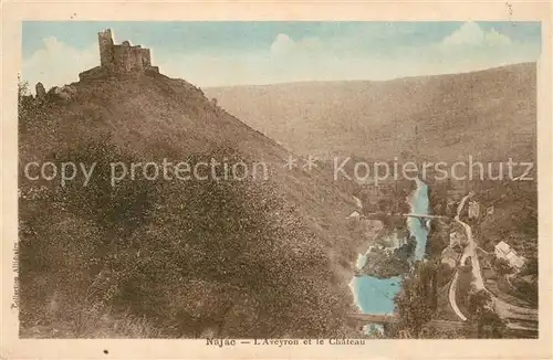 Najac Aveyron et le Chateau Najac