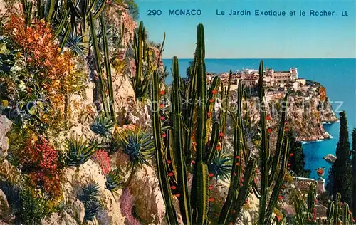 Monaco Le Jardin Exotique et le Rocher Monaco