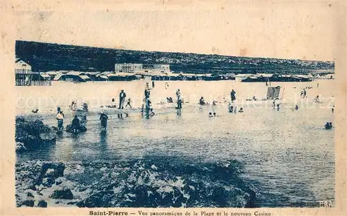 Saint Pierre_ Bas Rhin Vue panoramique de la Plage et le nouveau Casino Saint Pierre  Bas Rhin