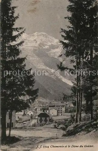 Chamonix et le Dome du Goûter Alpes Chamonix