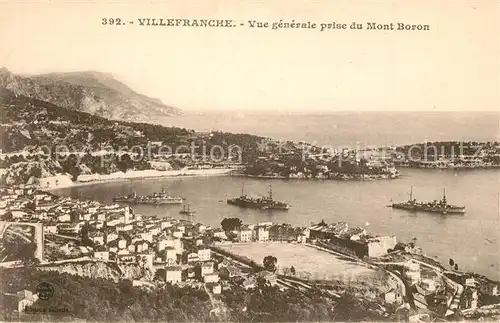Villefranche sur Mer Vue generale prise du Mont Boron Villefranche sur Mer