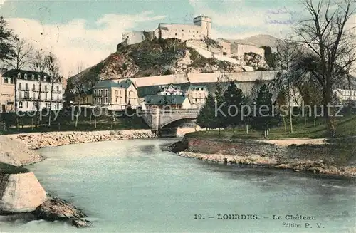Lourdes_Hautes_Pyrenees Chateau Lourdes_Hautes_Pyrenees