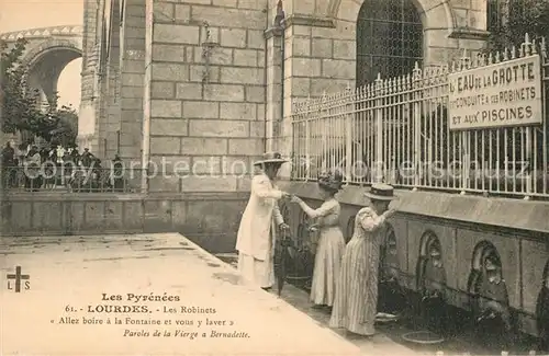 Lourdes_Hautes_Pyrenees Les Robinets Lourdes_Hautes_Pyrenees