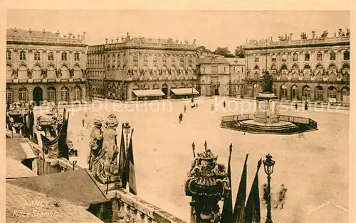 Nancy_Lothringen Place Stanislas prise depuis le Grand Restaurant Walter Nancy Lothringen