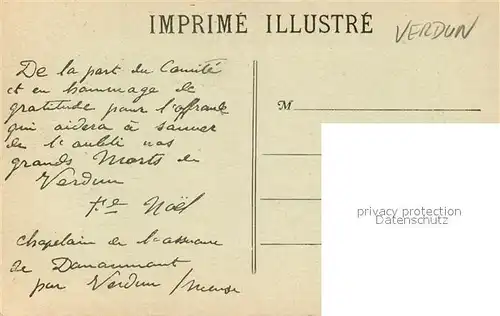 Verdun_Meuse Ossuaire provisoire des Champs de bataille Verdun Meuse