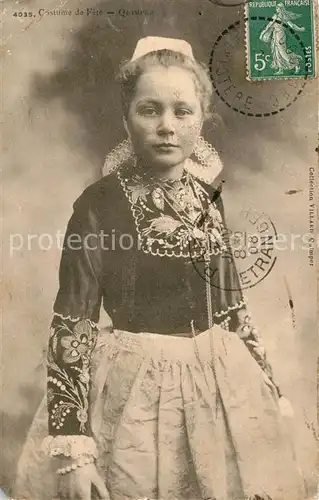 Quimper Costume de Fete Trachten Quimper