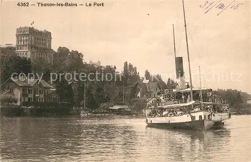 Thonon les Bains Le Port Bateau Thonon les Bains