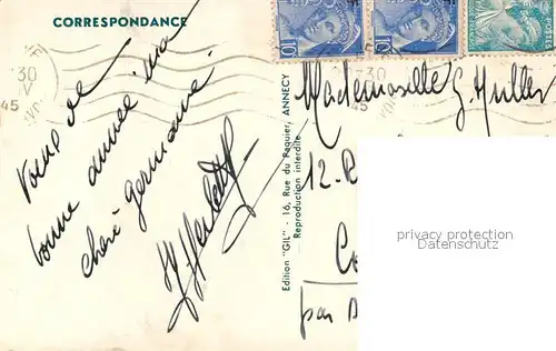 Chamonix Vue generale et le Mont Blanc Chamonix