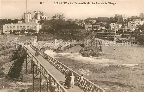 Biarritz_Pyrenees_Atlantiques La Passerelle du Rocher de la Vierge Biarritz_Pyrenees